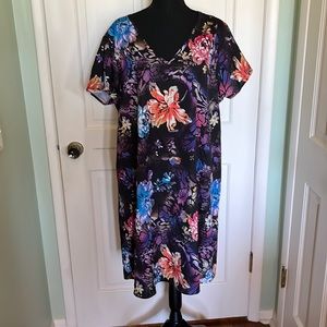 Hand Made Chiffon Fabric Lightweight dress, 2XL